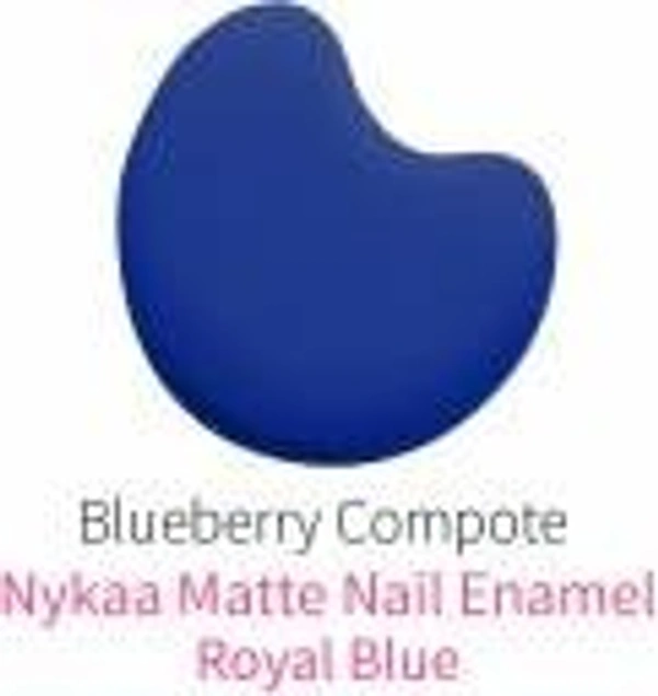 NYKAA Matte Nail Enamel Polish - Royal Amethyst 117 Royal Amethyst () - 1