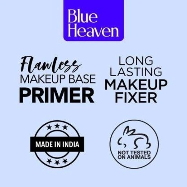 BLUE HEAVEN Flawless Primer + Makeup Fixer Combo Set Primer  - 90 ml (Transparent)