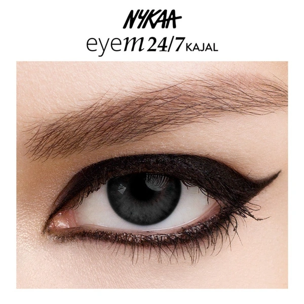 Nykaa Eyem24/7 Kajal Eyeliner - Ebony Soul 01