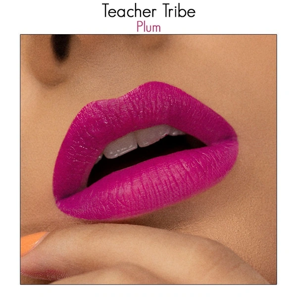 NYKAA Nykaa All Day Matte Waterproof, Transfer Proof, 12H Liquid Lipstick - Teacher Tribe