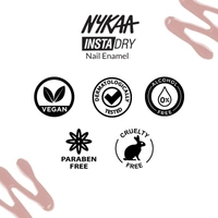 NYKAA Nykaa Insta Dry Fast Drying Nail Enamel Flax Feed 346 - Soft Tan