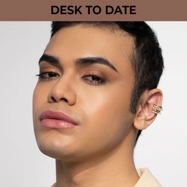 NYKAA Nykaa Cosmetics Eyes On Me! 4 in 1 Quad Eyeshadow Palette - Desk to Date