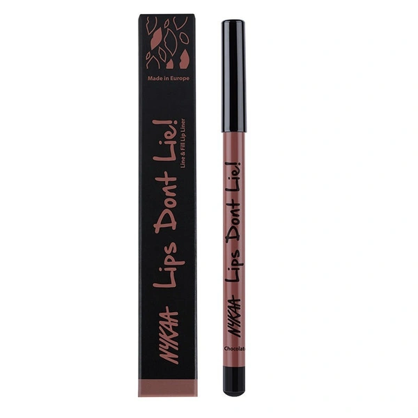 NYKAA Nykaa Lips Don't Lie! Waterproof Line & Fill Lip Liner - Chocolate Boy 10