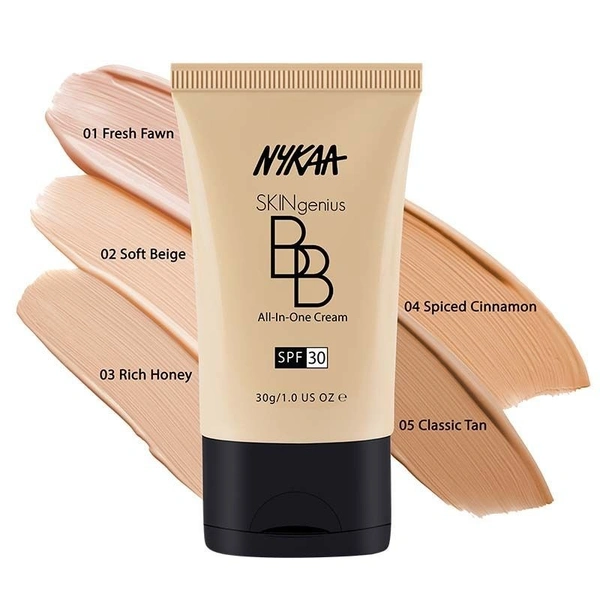 NYKAA Nykaa Skingenius All in One BB Cream + Skin Tint - Rich Honey - 03