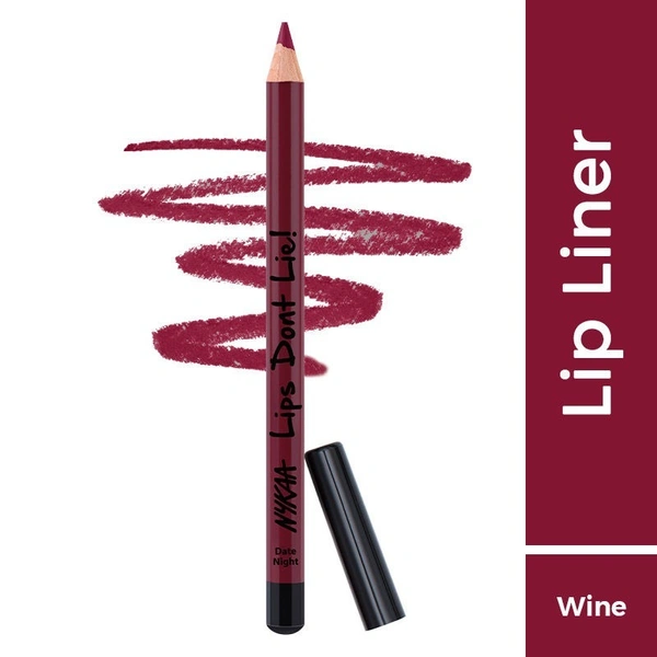 NYKAA Nykaa Lips Don't Lie! Waterproof Line & Fill Lip Liner - Date Night 16