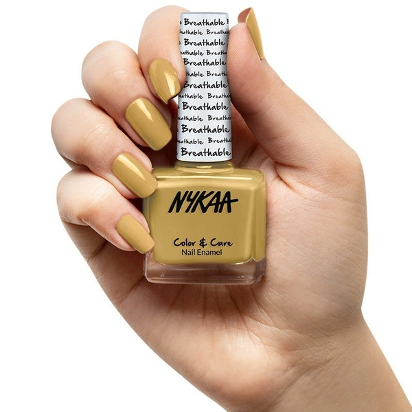 NYKAA Nykaa Breathable Nail Enamel - Downtime Daisy - 330