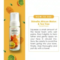 SKINELLA African Melon & Tea Tree Facial Foam Face Wash (150 ml)