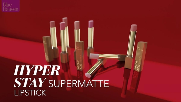 BLUE HEAVEN Hyper stay Super Matte Lipstick Spicy NudeRose (722) (Brown, 2.2 g) - 2.2gm
