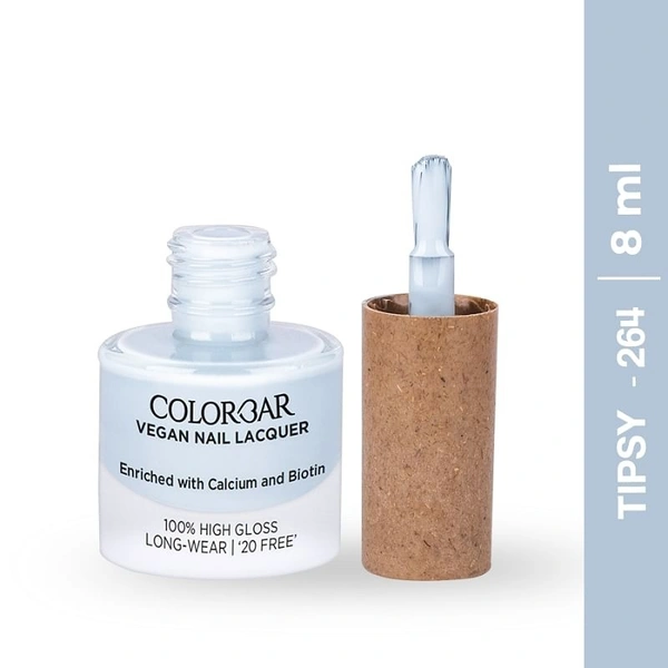 COLORBAR VEGAN NAIL LACQUER (Tipsy -264) Blue ()
