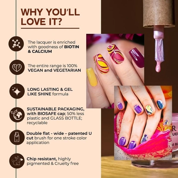 COLORBAR Vegan Nail Lacquer - (Spectrum 296) Spectrum ()