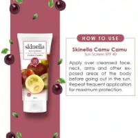 SKINELLA Sunscreen - SPF 40 Camu Camu Sun Screen 100 (GM) (100 g)