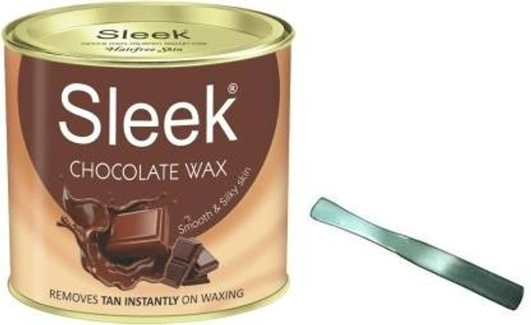 Sleek Chocolate wax + spatula free Wax (600 g, Set of 2)