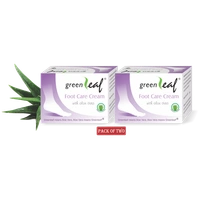 GREEN LEAF Greenleaf Foot Care Cream 50gm x 2 Pack Of 