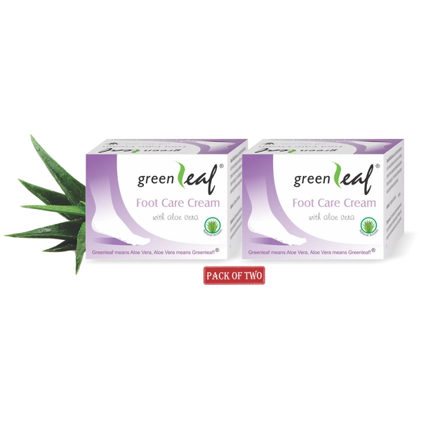GREEN LEAF Greenleaf Foot Care Cream 50gm x 2 Pack Of 