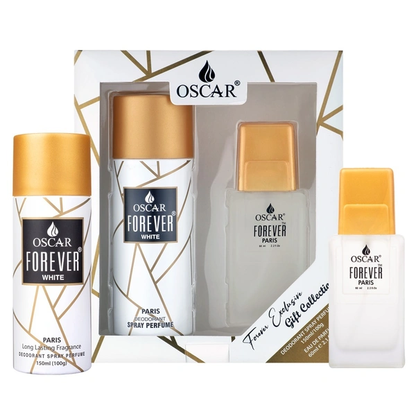 OSCAR Forever White Perfume+ Deo Gift Set Eau de Parfum  -  100 ml (For Men & Women)