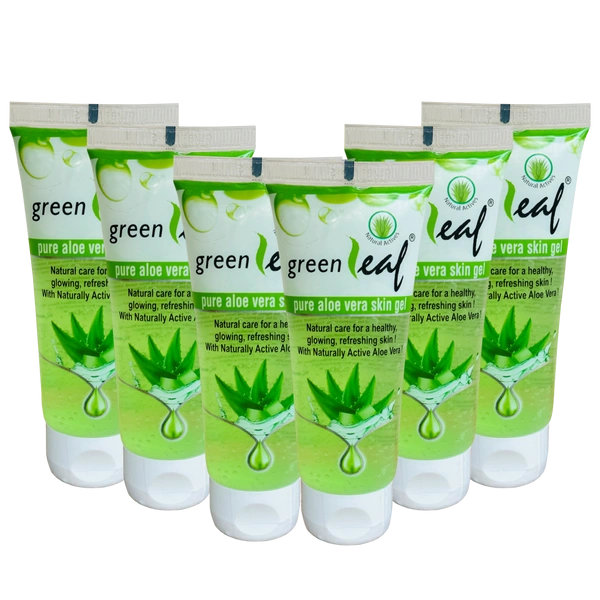 GREEN LEAF Greenleaf Aloe Vera Skin Gel 60gm x 6 Pack of 
