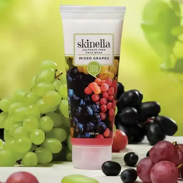 SKINELLA Mixed Grapes Sulphate Free  Face Wash (300 ml)
