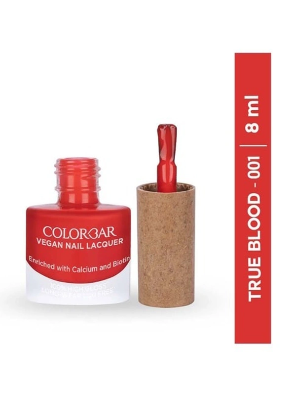 Colorbar COLORBAR VEGAN NAIL LACQUER (True Blood-001)+ remover (2 Items in the set)