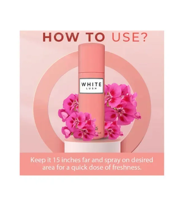 COLORBAR WHITE - LUSH DEO FOR WOMEN Deodorant Spray  -  For Girls (100 ml)