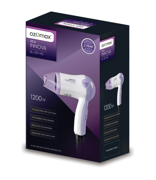 OZOMAX NEW INNOVA HAIR DRYER 1200 WATT
