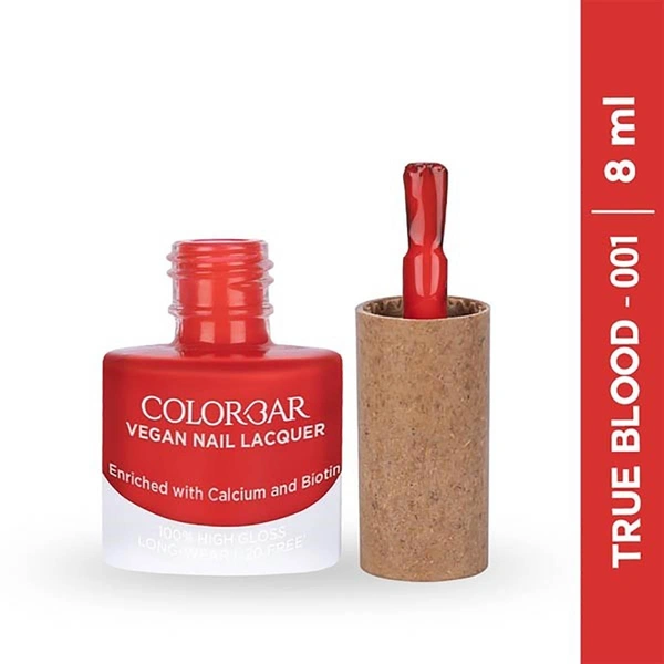 COLORBAR VEGAN NAIL LACQUER (True Blood-001) Red ()