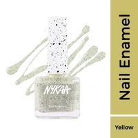 NYKAA Nykaa Cookie Crumble Nail Enamel Polish - Frosted Lemon 193