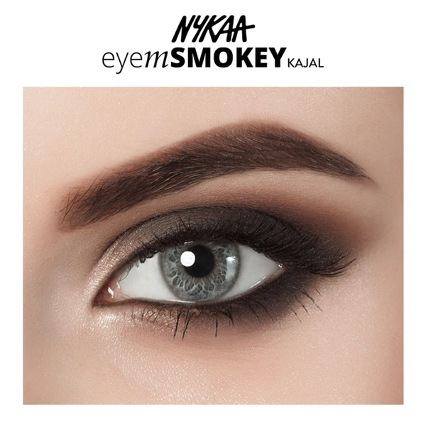 NYKAA Nykaa Eyem SMOKY Kajal Eyeliner Pencil - Black