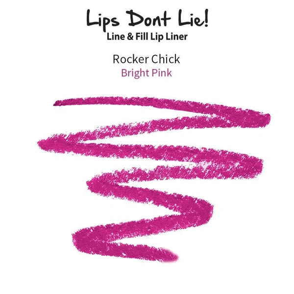 NYKAA Lips Don't Lie! Waterproof Line & Fill Lip Liner - Rocker Chick 05