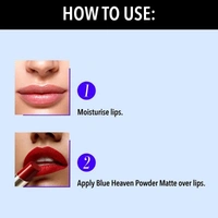 BLUE HEAVEN Powder Matte - Risky Red (Risky Red, 3.5 g)