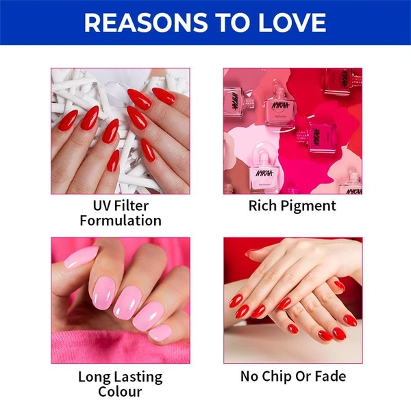 Nykaa Nail Enamel Polish - Cranberry Crumble 06