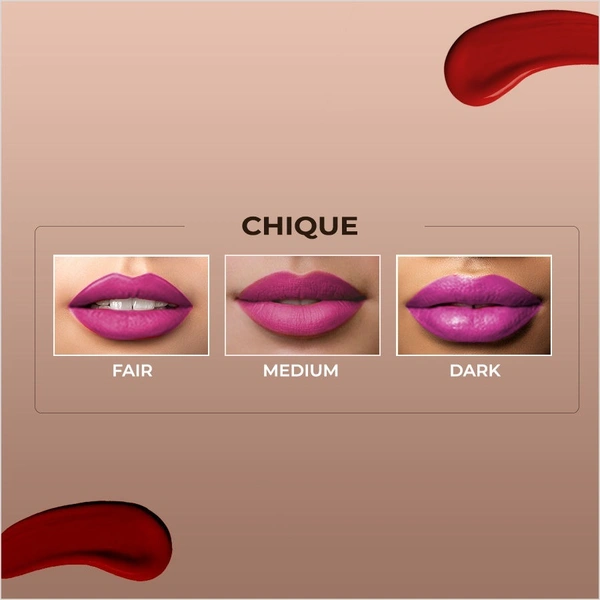Colorbar Powerkiss Vegan Matte Lipcolor - Chique