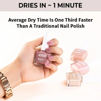 Nykaa Insta Dry Fast Drying Nail Enamel Polish Cream Comment 350 - Cream
