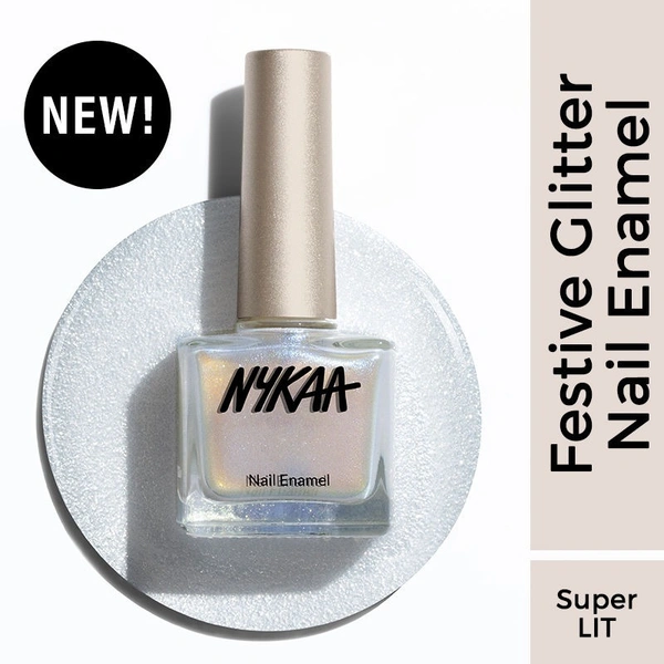 Nykaa Glitter Nail Enamel - Super LIT 459
