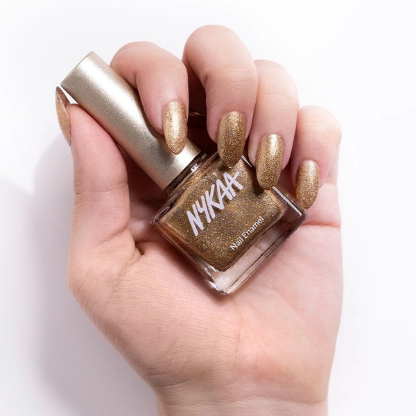 Nykaa Glitter Nail Enamel - Pop the Champagne 462