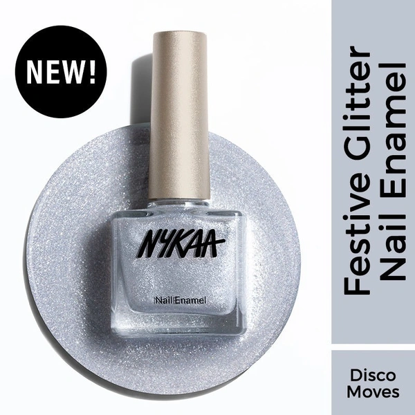 Nykaa Glitter Nail Enamel - Disco Moves 466