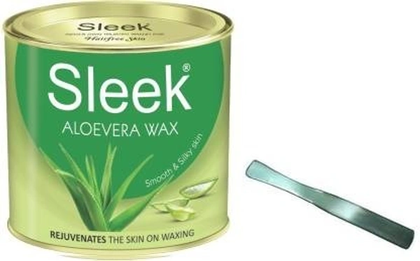 Sleek Aloe vera wax with spatula (600 g, Set of 2)