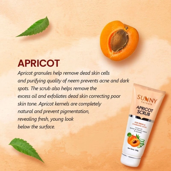SUNNY Apricot Face Scrub (100g)