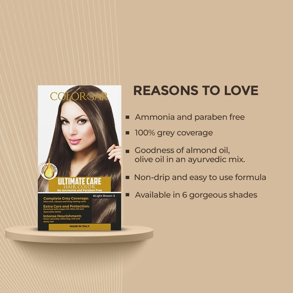 Colorbar Hair Color - Light Brown - 5