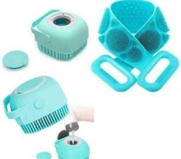Stnemrag Silica Gel Bath Brush (2Pc) () - 1