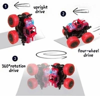 Stnemrag 4WD Monster Truck Cars,Push and Go Toy Trucks Friction Powered Cars (Multicolor)
