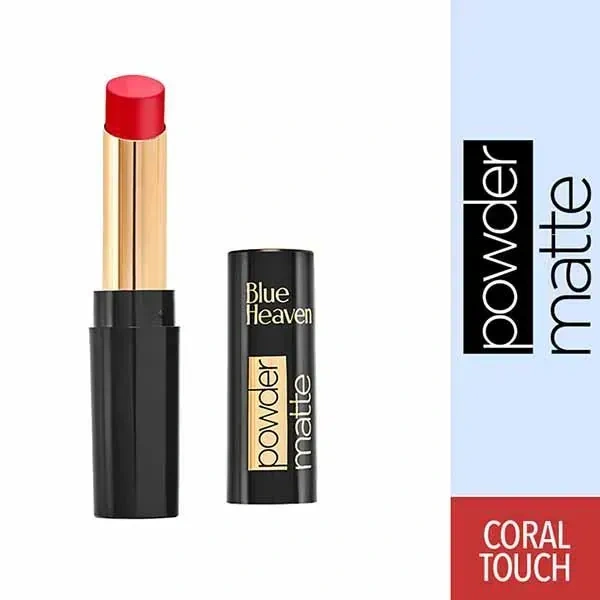 Blue Heaven Powder Matte -Coral Touch, 002 BLUE HEAVEN Powder Matte - Coral Touch (Coral Touch, 3.5 g)