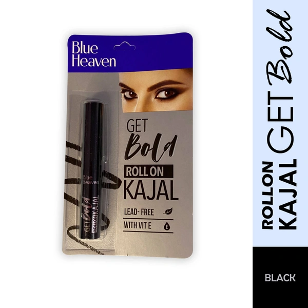 BLUE HEAVEN Get Bold Roll On Kajal (Black, 1.1 g)