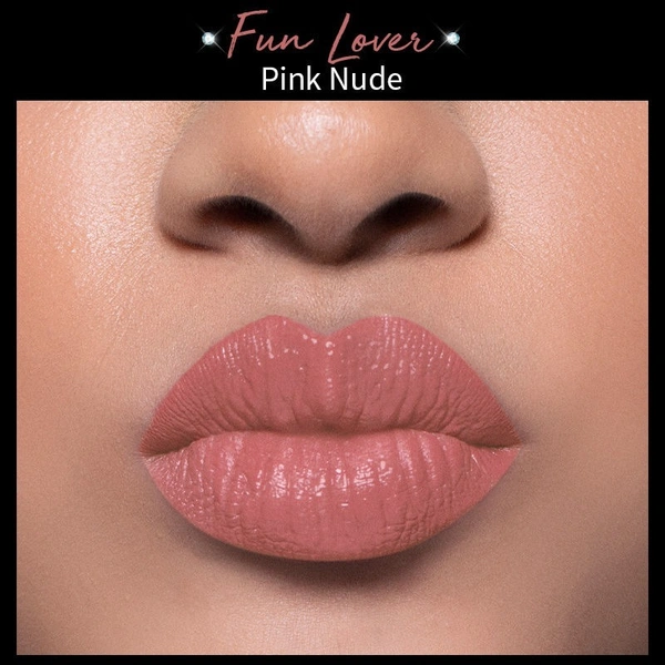 NYKAA Nykaa 8 Hour Lasting Full Cover Matte Gloss - Fun Lover