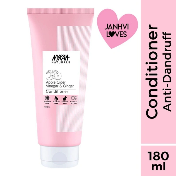 NYKAA Nykaa Naturals Anti-Dandruff Sulphate-Free Conditioner With Apple Cider Vinegar & Ginger