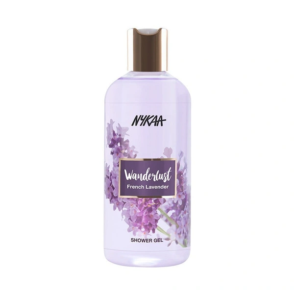 NYKAA Nykaa Wanderlust French Lavender Bodywash- Infused with Lavender Scent for Relaxation + 0% Paraben - 300ml