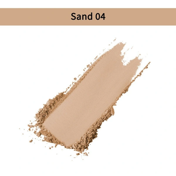 Nykaa All Day Matte 12Hr Oil Control Face Compact Powder With SPF 15 PA ++ - Sand 04