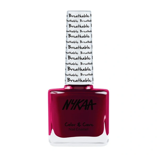 NYKAA Nykaa Breathable Nail Enamel - Wine Unwind - 326