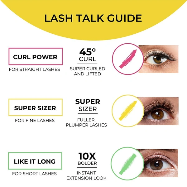 NYKAA Nykaa Lash Talk Super Sizer Waterproof Volumizing Mascara