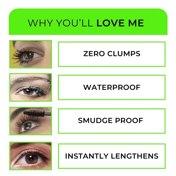 NYKAA Nykaa Lash Talk Like it Long Waterproof Lengthening Mascara