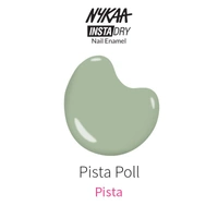 NYKAA Nykaa Insta Dry Fast Drying Nail Enamel Polish Pista Poll 357 - Pista